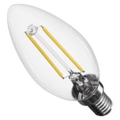 EMOS LED žiarovka Filament sviečka / E14 / 1,8 W (25 W) / 250 lm / neutrálna biela