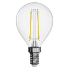 EMOS LED žiarovka Filament Mini Globe / E14 / 1,8 W (25 W) / 250 lm / neutrálna biela