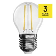 EMOS LED žiarovka Filament Mini Globe / E27 / 1,8 W (25 W) / 250 lm / neutrálna biela