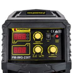 Powermat Kombi zváračka MMA/IMG/TIG PM-IMG-230T