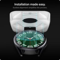 Spigen Ochranné Tvrdené Sklo Glas.Tr ”Ez-Fit” 2-Pack Samsung Galaxy Watch 6 Classic (47 Mm) Clear