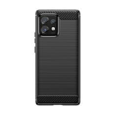 MG Carbon kryt na Motorola Edge 40 Pro, čierny