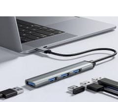 sapro USB HUB-4 porty 1x 3.0 + 3x 2.0 Izoxis 21940