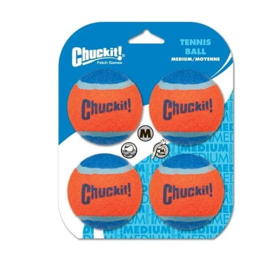 Chuckit! Dog Hračka Tenisové loptičky M 6,5 cm, 4 ks