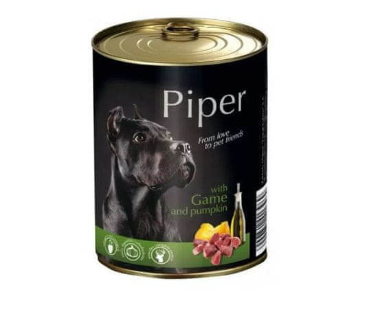 Piper Dog Konzerva Game a Tekvica 400g