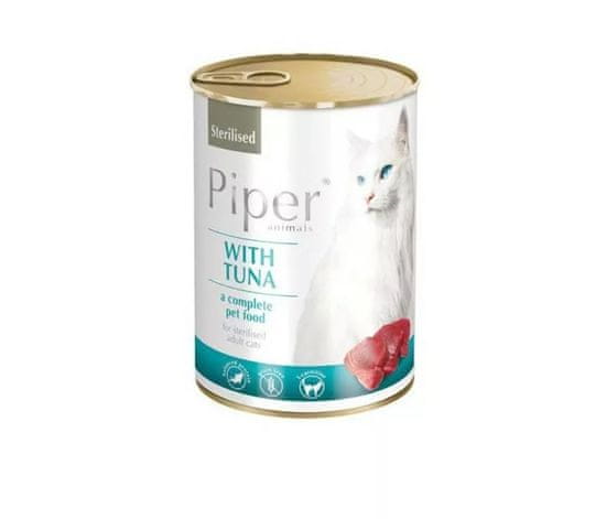 Piper Cat Konzerva Sterilised Tuniak 400 g