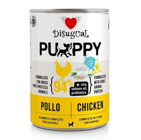 Disugual Dog Konzerva Puppy Kura 400 g