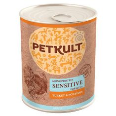 Petkult Konzerva pre psa Sensitive Morka 800g