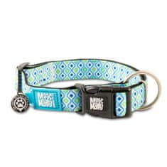 MAX MOLLY Dog Obojok Smart ID Retro Blue L