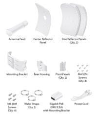 Ubiquiti LiteBeam 5AC Long Range - AP/client 5GHz, anténa 26dBi MIMO2x2, AirMAX AC, 1x Gbit RJ45, PoE 24V