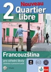 Quartier libre Nouveau 2 – učebnica s pracovným zošitom + 2CD