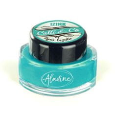 Aladine Kaligrafický atrament IZINK CALLI & CO - metalický blankytne modrý, 15 ml