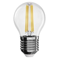 EMOS LED žiarovka Filament Mini Globe / E27 / 3,4 W (40 W) / 470 lm / teplá biela