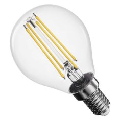 EMOS LED žiarovka Filament Mini Globe / E14 / 6 W (60 W) / 810 lm / neutrálna biela