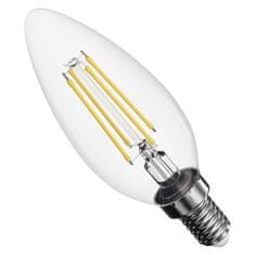 EMOS LED žiarovka Filament sviečka / E14 / 6 W (60 W) / 810 lm / teplá biela