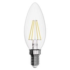 EMOS LED žiarovka Filament sviečka / E14 / 3,4 W (40 W) / 470 lm / neutrálna biela