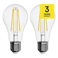 EMOS LED žiarovka Filament A60 / E27 / 5,9 W (60 W) / 806 lm / teplá biela