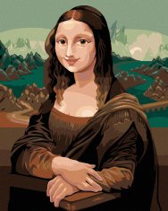 ZUTY Diamantové maľovanie - ROZPRÁVKOVÁ MONA LISA - INŠPIRÁCIA DAVINCI 40x50 cm NO