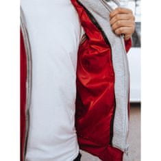 Dstreet Pánska zimná prešívaná bunda KETA červená tx4550 XXL