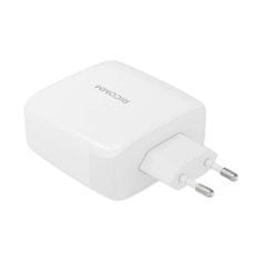 Ricomm 120W GaN Ricomm RC1201 sieťová nabíjačka EÚ, 1xUSB-A, 2xUSB-C + USB-C kábel 2,1 m