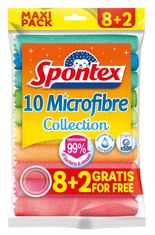 Spontex Microfibre 8+2 ks