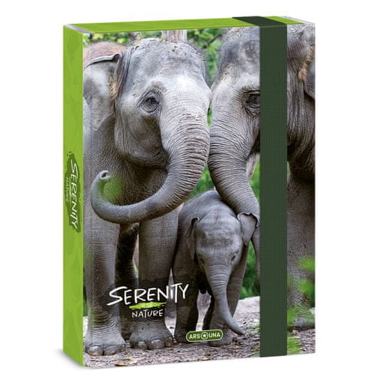 Ars Una Školský box A5 Serenity ELEPHANT ARS UNA