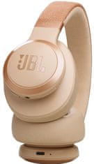 JBL Live 770NC, béžová