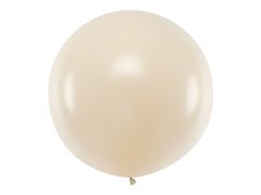 PartyDeco Balón veľký béžový 1m