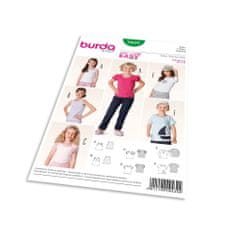 Burda Strih Burda 9439 - Detské jednoduché tielko, tričko