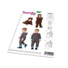 Burda Strih Burda 9294 - Detské dupačky, overal