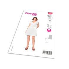 Burda Strih Burda 6048 - Rovné šaty bez rukávov