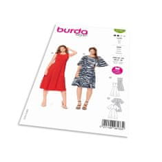 Burda Strih Burda 6133 - Empírové šaty so širokou sukňou