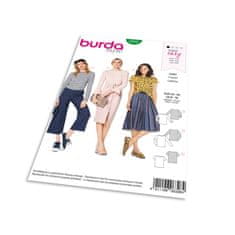 Burda Strih Burda 6328 - Tričko, tričko s dlhým rukávom