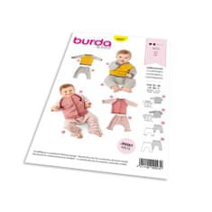 Burda Strih Burda 9297 - Detská mikina, tepláky