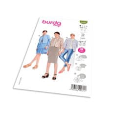 Burda Strih Burda 6006 - Krátke otvorené sako