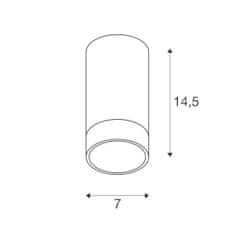 SLV BIG WHITE Astin QPAR51 Indoor, stropné svietidlo, biele 1002934