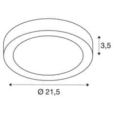 SLV BIG WHITE SENSER 24 CW vnútorné LED nástenné a stropné prisadené svietidlo okrúhle biele, 4000 K 1004702