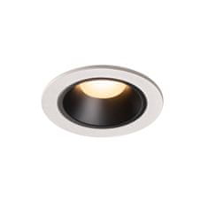 SLV BIG WHITE NUMINOS DL S vnútorné LED zápustné stropné svietidlo biela/čierna 3000 K 20° vrátane listových pružín 1003805