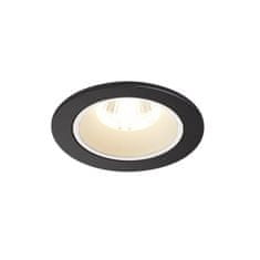 SLV BIG WHITE NUMINOS DL S vnútorné LED zápustné stropné svietidlo čierna/biela 4000 K 55° vrátane listových pružín 1003824