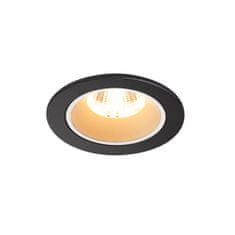 SLV BIG WHITE NUMINOS DL S vnútorné LED zápustné stropné svietidlo čierna/biela 3000 K 40° vrátane listových pružín 1003797