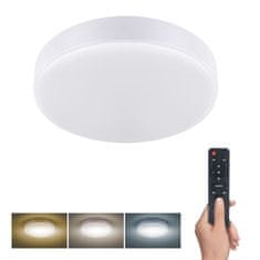 Solight Solight LED osvetlenie LECCE s diaľkovým ovládačom, 36W, 2160lm, 30cm, zmena chromatickosti, stmievateľné, biela WO798