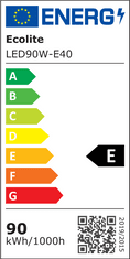 Ecolite Ecolite LED zdroj E40, 90W, 5000K, 11200lm LED90W-E40/5000