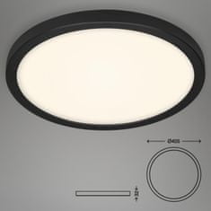 BRILONER BRILONER LED stropné svietidlo, priemer. 40,5 cm, 24,5 W, čierna BRI 3468-415