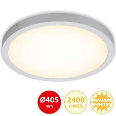 BRILONER BRILONER LED stropné svietidlo, priemer. 40,5 , 24,5 W, matný chróm BRI 7143-014