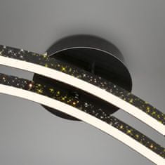 BRILONER BRILONER LED nástenné a stropné svietidlo, 80,5 cm, 12 W, 1400 lm, čierna BRILO 3718-025