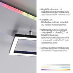 PAUL NEUHAUS LEUCHTEN DIREKT aj s JUST LIGHT LED stropné svietidlo hranaté hliník CCT stmievateľné Rainbow RGB 2700-5000K LD 11326-95