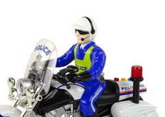 Lean-toys Policajný motocykel Policajný motocykel Zvuky Svetlá Policajné auto