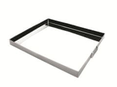 Ibili Nerezový plech s madlom 40x30x3, 5cm -