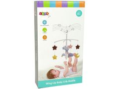 Lean-toys Kolotoč s medvedíkom Melody pre detskú posteľ