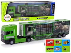 Lean-toys Veľký dinosaurus Transporter Truck Auto Kov